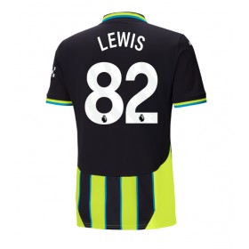 Manchester City Rico Lewis #82 Borte skjorte 2024-25 Kortermet